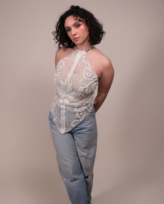 diamond strappy top