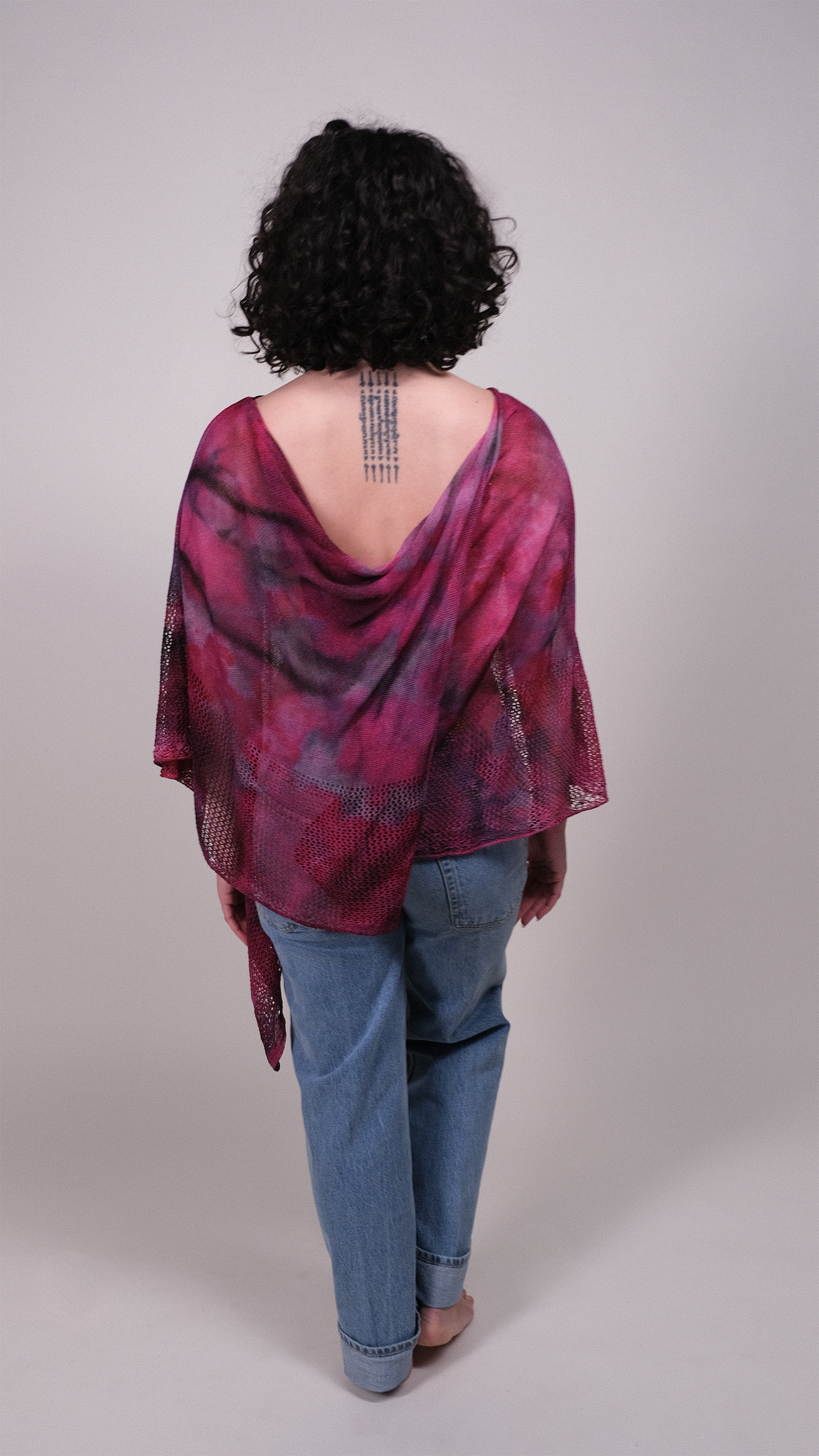 ice dyed rectangle top