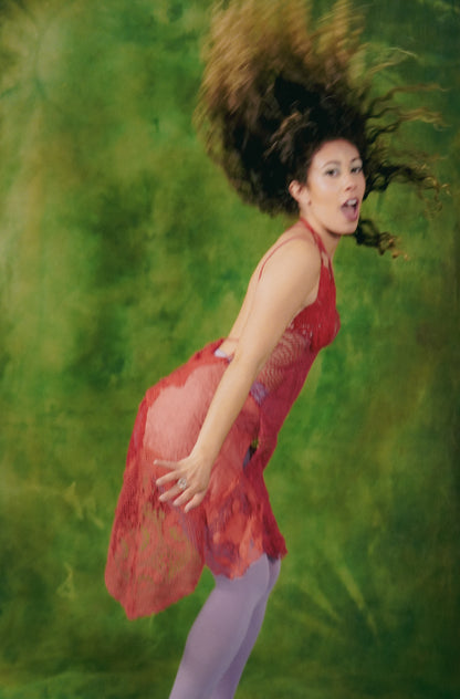 the red dress