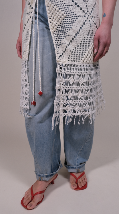 white wrap sarong