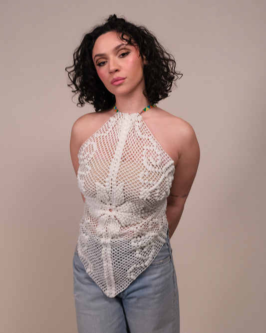 diamond strappy top